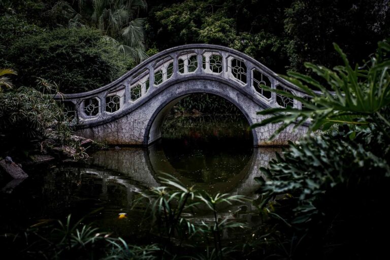 bridge pond